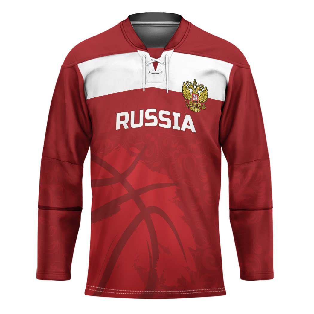 Russia Basketball Custom Hockey Jersey Go Champion - Wonder Print Shop