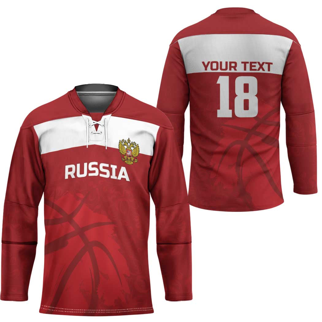 Russia Basketball Custom Hockey Jersey Go Champion - Wonder Print Shop