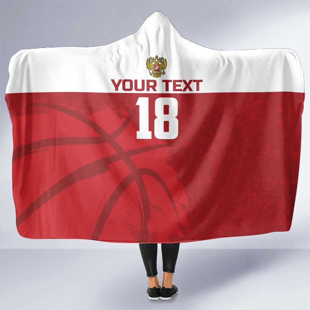 Russia Basketball Custom Hooded Blanket Go Champion - Wonder Print Shop