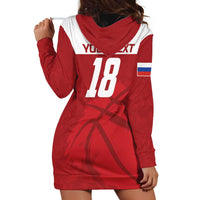 Russia Basketball Custom Hoodie Dress Go Champion - Wonder Print Shop