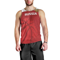 Russia Basketball Custom Men Tank Top Go Champion - Wonder Print Shop