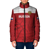 Russia Basketball Custom Padded Jacket Go Champion - Wonder Print Shop