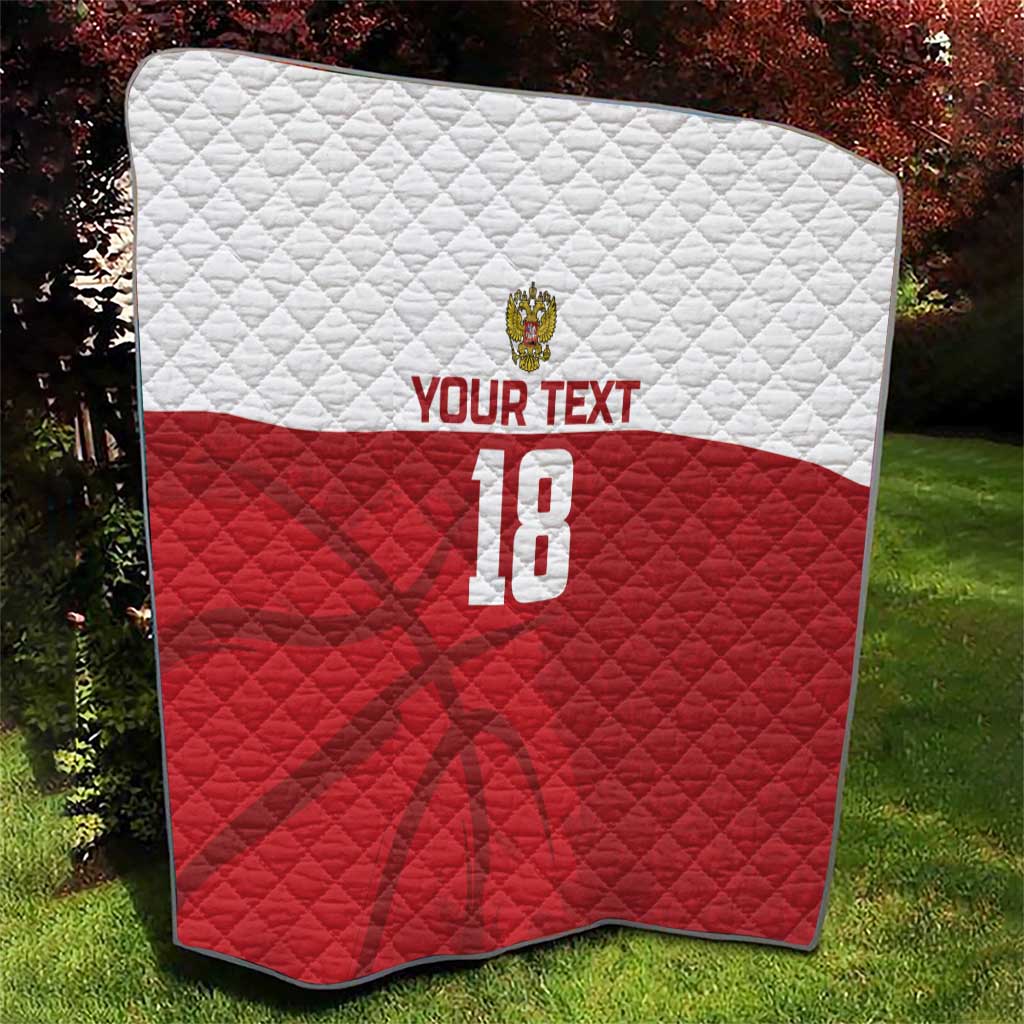 Russia Basketball Custom Quilt Go Champion - Wonder Print Shop