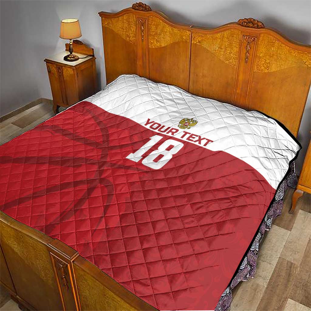 Russia Basketball Custom Quilt Go Champion - Wonder Print Shop