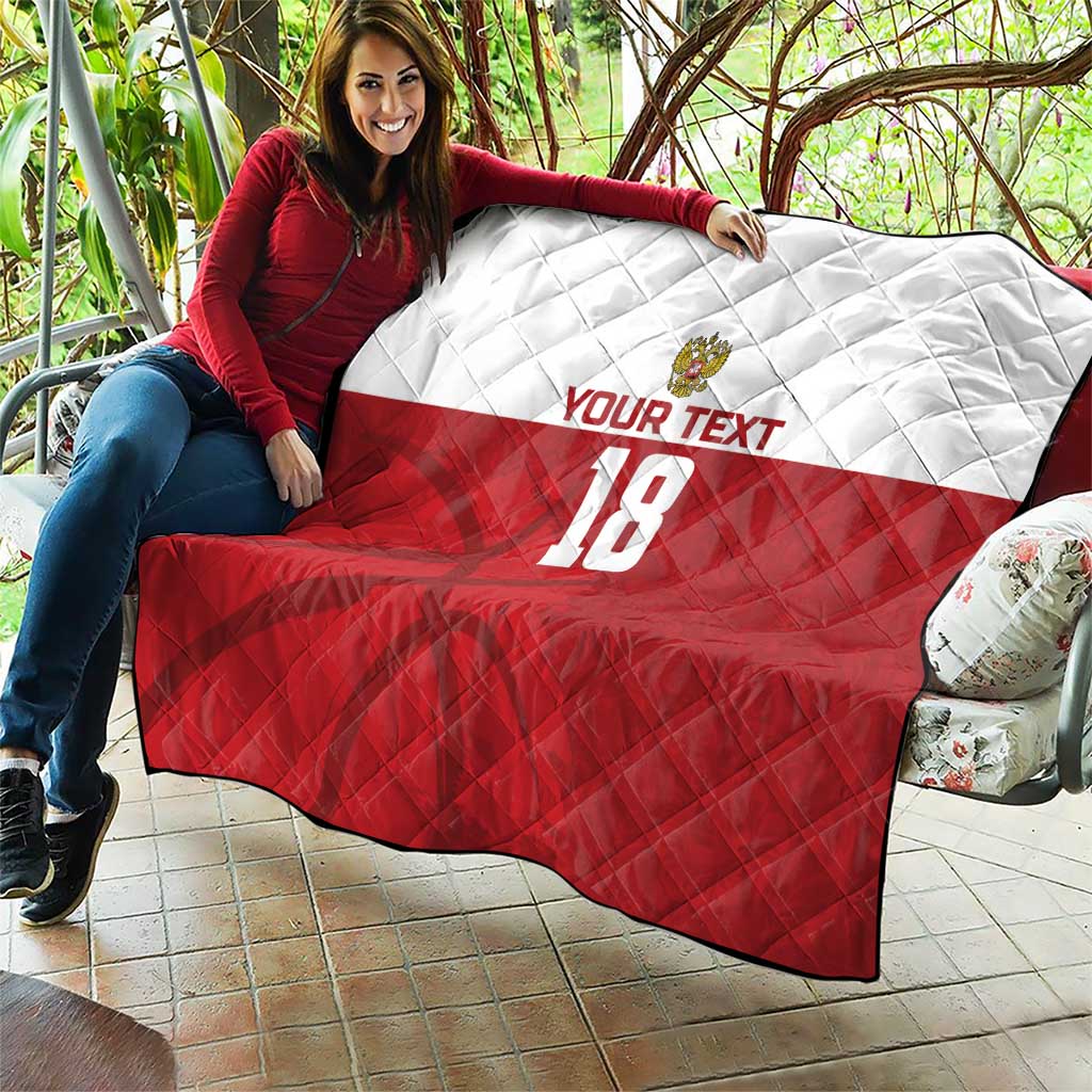 Russia Basketball Custom Quilt Go Champion - Wonder Print Shop