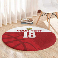 Russia Basketball Custom Round Carpet Go Champion - Wonder Print Shop