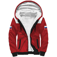 Russia Basketball Custom Sherpa Hoodie Go Champion - Wonder Print Shop