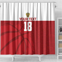 Russia Basketball Custom Shower Curtain Go Champion - Wonder Print Shop