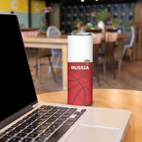 Russia Basketball Custom Skinny Tumbler Go Champion - Wonder Print Shop