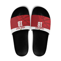 Russia Basketball Custom Slide Sandals Go Champion - Wonder Print Shop