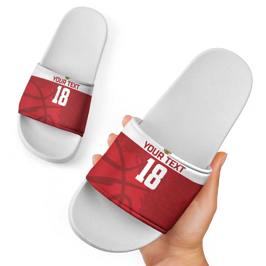 Russia Basketball Custom Slide Sandals Go Champion - Wonder Print Shop