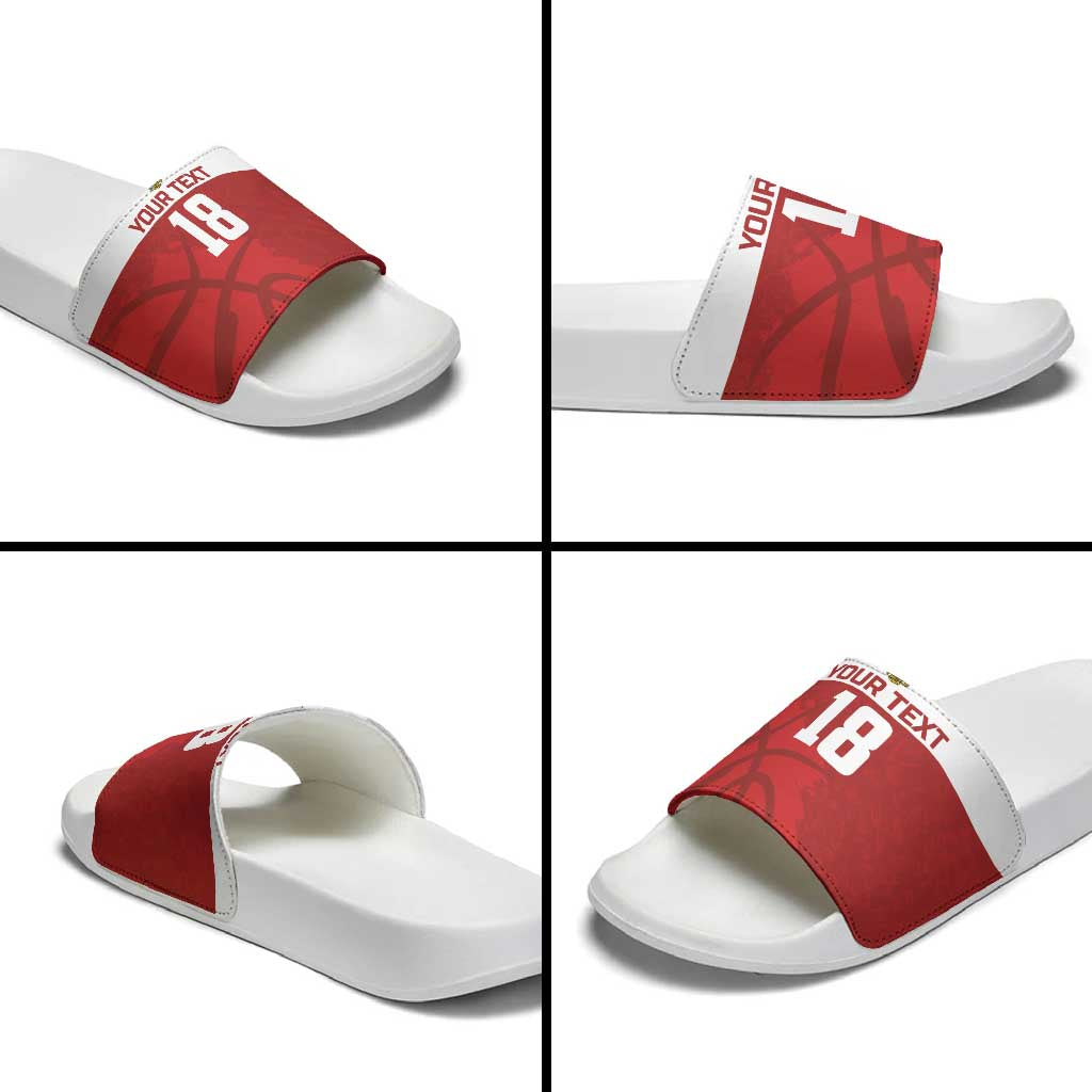 Russia Basketball Custom Slide Sandals Go Champion - Wonder Print Shop