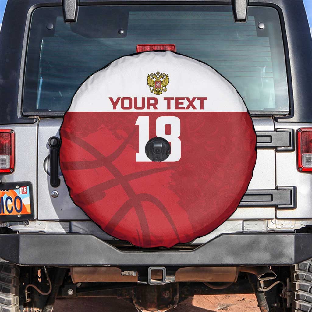Russia Basketball Custom Spare Tire Cover Go Champion - Wonder Print Shop