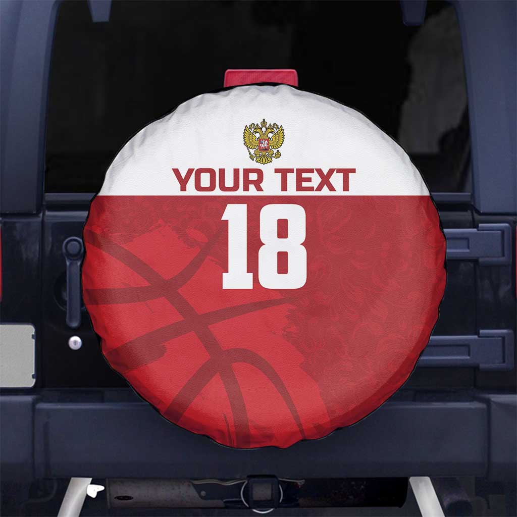 Russia Basketball Custom Spare Tire Cover Go Champion - Wonder Print Shop