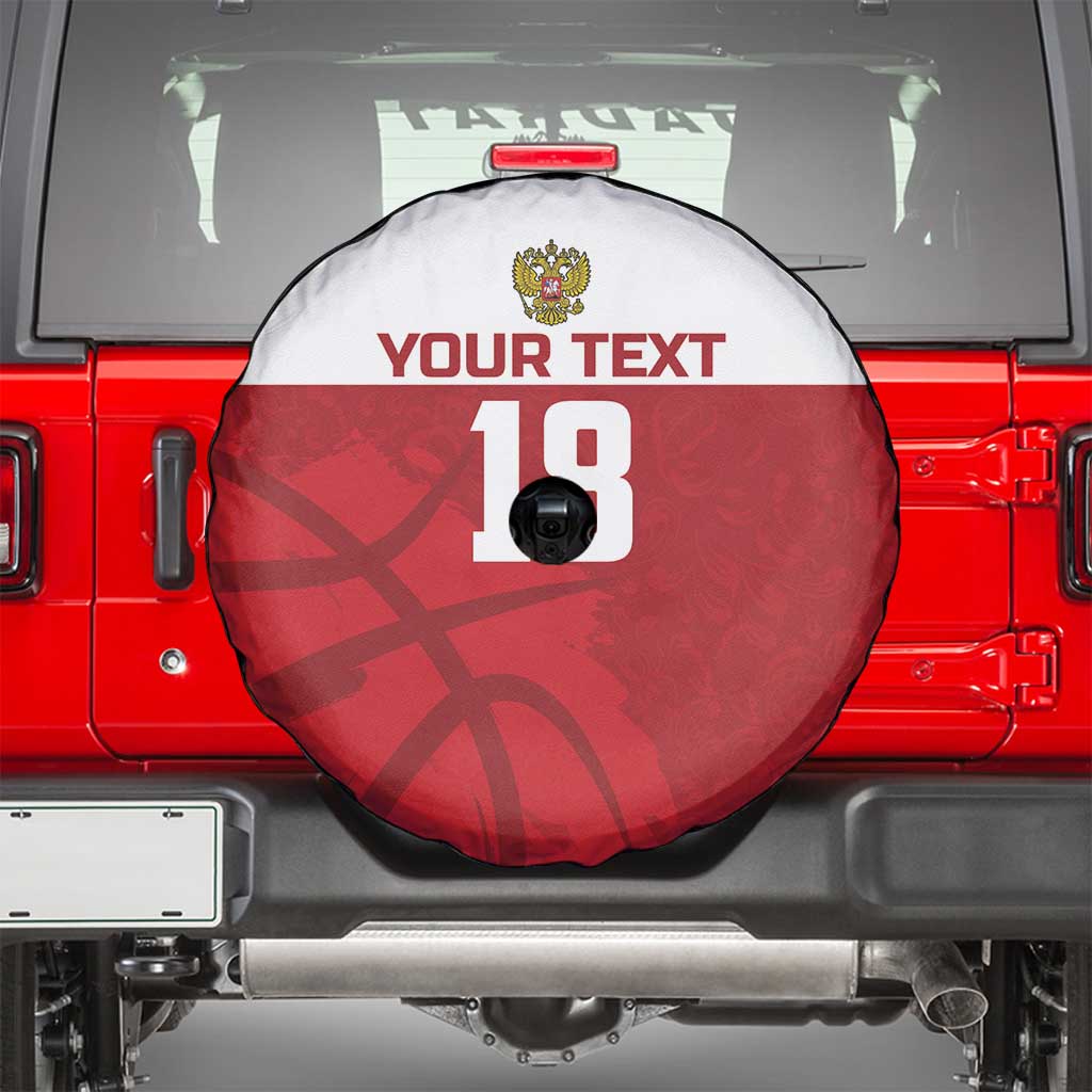Russia Basketball Custom Spare Tire Cover Go Champion - Wonder Print Shop