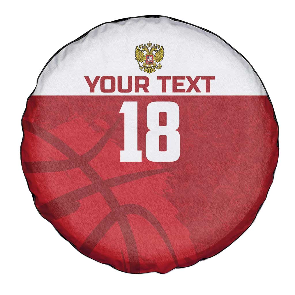 Russia Basketball Custom Spare Tire Cover Go Champion - Wonder Print Shop
