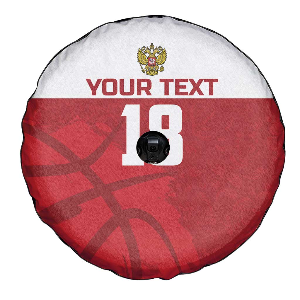 Russia Basketball Custom Spare Tire Cover Go Champion - Wonder Print Shop