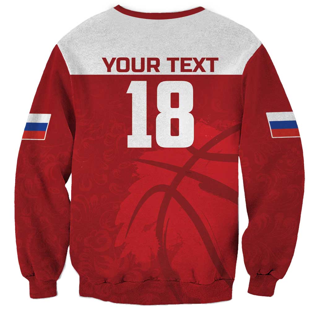 Russia Basketball Custom Sweatshirt Go Champion - Wonder Print Shop