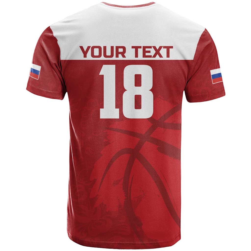 Russia Basketball Custom T Shirt Go Champion - Wonder Print Shop