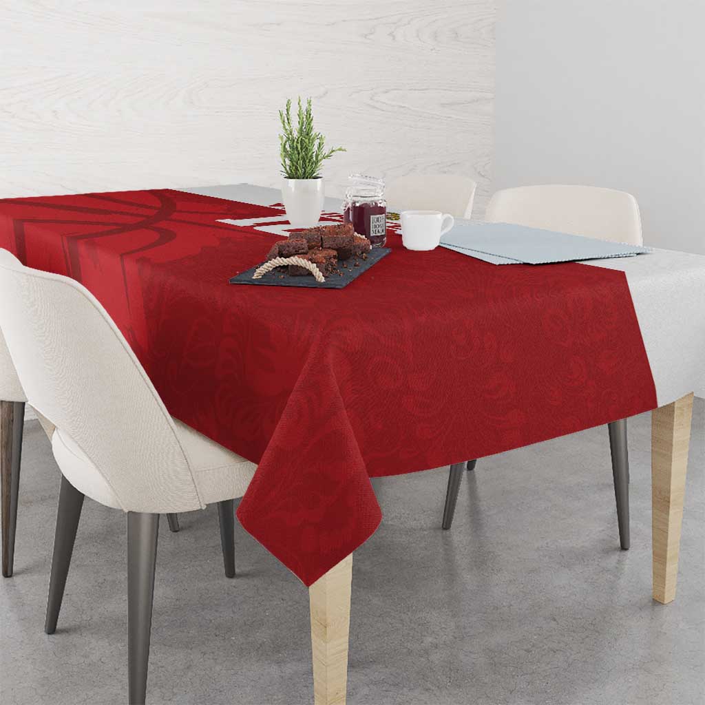 Russia Basketball Custom Tablecloth Go Champion - Wonder Print Shop