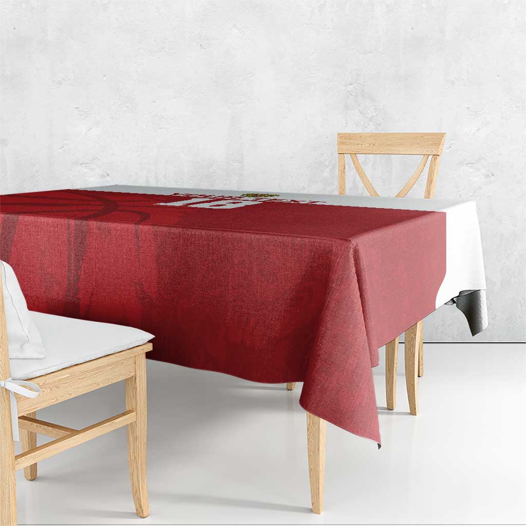 Russia Basketball Custom Tablecloth Go Champion - Wonder Print Shop