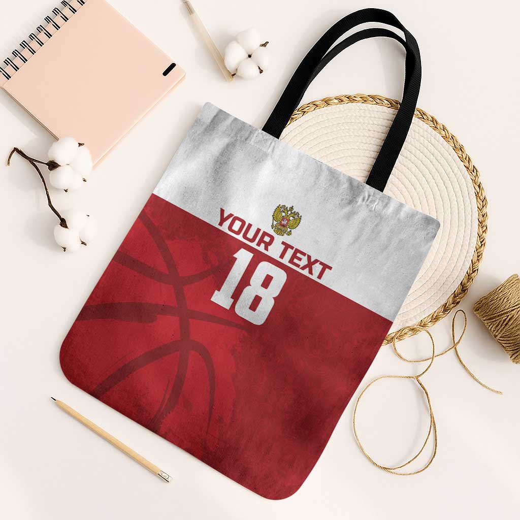 Russia Basketball Custom Tote Bag Go Champion - Wonder Print Shop