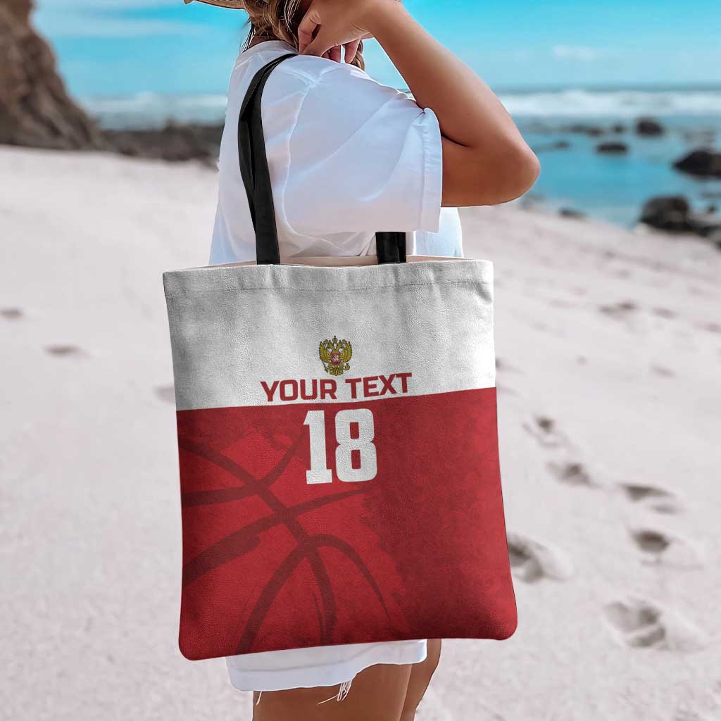 Russia Basketball Custom Tote Bag Go Champion - Wonder Print Shop