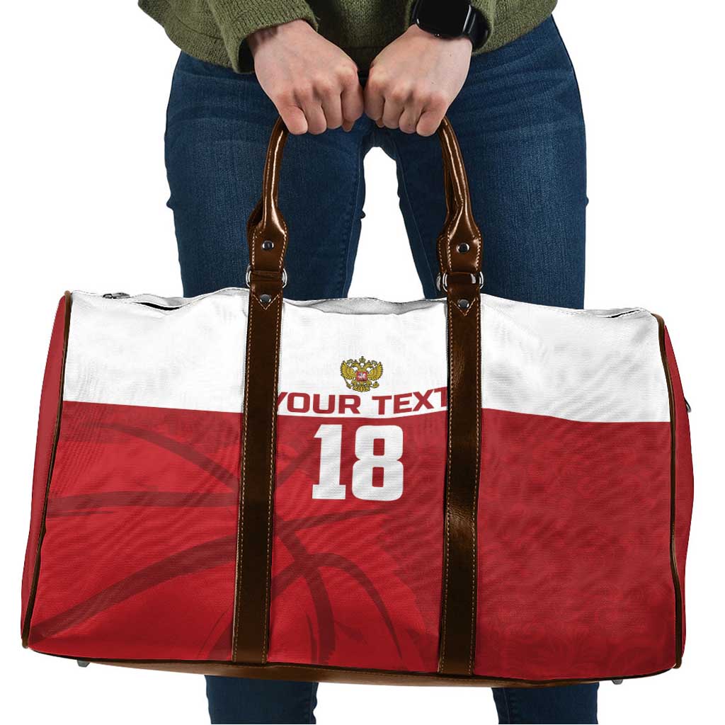 Russia Basketball Custom Travel Bag Go Champion - Wonder Print Shop