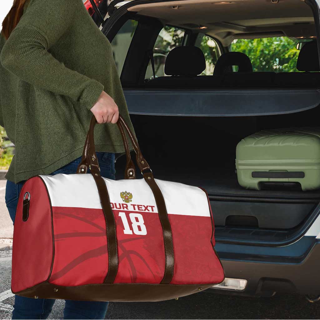 Russia Basketball Custom Travel Bag Go Champion - Wonder Print Shop