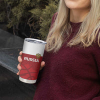 Russia Basketball Custom Tumbler Cup Go Champion - Wonder Print Shop