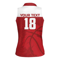 Russia Basketball Custom Women Sleeveless Polo Shirt Go Champion - Wonder Print Shop