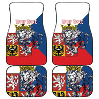 Personalized Czech Republic Restoration Day Car Mats Double-Tailed Lion Truth Prevails - Wonder Print Shop