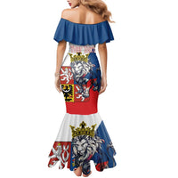 Personalized Czech Republic Restoration Day Family Matching Mermaid Dress and Hawaiian Shirt Double-Tailed Lion Truth Prevails - Wonder Print Shop