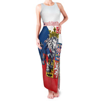 Personalized Czech Republic Restoration Day Family Matching Tank Maxi Dress and Hawaiian Shirt Double-Tailed Lion Truth Prevails - Wonder Print Shop