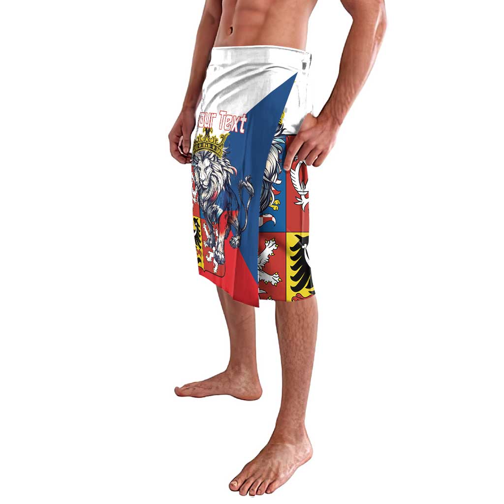 Personalized Czech Republic Restoration Day Lavalava Double-Tailed Lion Truth Prevails - Wonder Print Shop