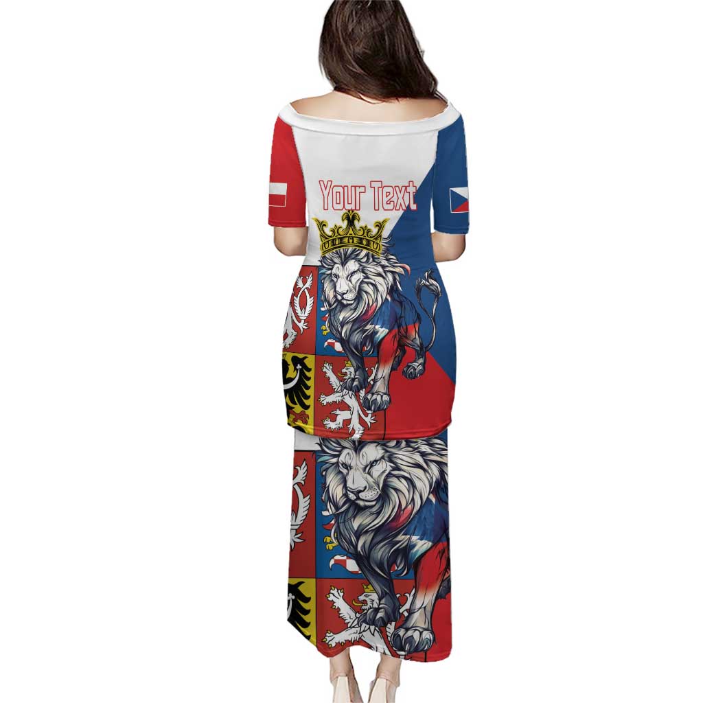 Personalized Czech Republic Restoration Day Puletasi Double-Tailed Lion Truth Prevails - Wonder Print Shop