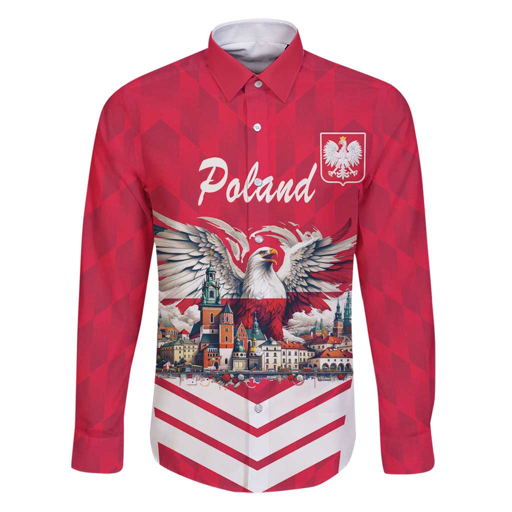 Personalized Poland White-Tailed Eagle Family Matching Puletasi and Hawaiian Shirt Poznan City Flag Style - Wonder Print Shop