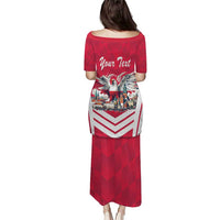 Personalized Poland White-Tailed Eagle Puletasi Poznan City Flag Style - Wonder Print Shop