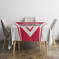 Personalized Poland White-Tailed Eagle Tablecloth Poznan City Flag Style - Wonder Print Shop