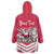 Personalized Poland White-Tailed Eagle Wearable Blanket Hoodie Poznan City Flag Style - Wonder Print Shop