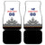 Custom Romania Rugby Car Mats White Version Retro Style