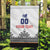 Custom Romania Rugby Garden Flag White Version Retro Style
