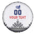 Custom Romania Rugby Spare Tire Cover White Version Retro Style - Wonder Print Shop