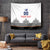 Custom Romania Rugby Tapestry White Version Retro Style - Wonder Print Shop
