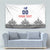 Custom Romania Rugby Tapestry White Version Retro Style - Wonder Print Shop