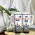 Custom Romania Rugby Tumbler With Handle White Version Retro Style - Wonder Print Shop