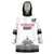 Custom Romania Rugby Wearable Blanket Hoodie White Version Retro Style - Wonder Print Shop