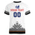 Custom Romania Rugby Women V-Neck T-Shirt White Version Retro Style - Wonder Print Shop