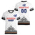 Custom Romania Rugby Women V-Neck T-Shirt White Version Retro Style - Wonder Print Shop