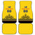 Custom Romania Rugby Car Mats Yellow Version Retro Style